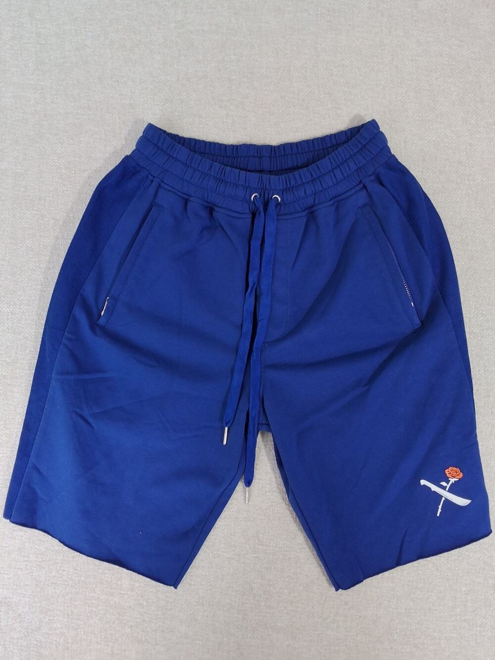 Survival Brand Blue Sweatshorts Mens Large NWOT Casual Lounge Shorts